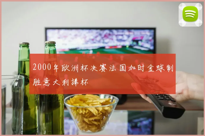 2000年欧洲杯决赛法国加时金球制胜意大利捧杯
